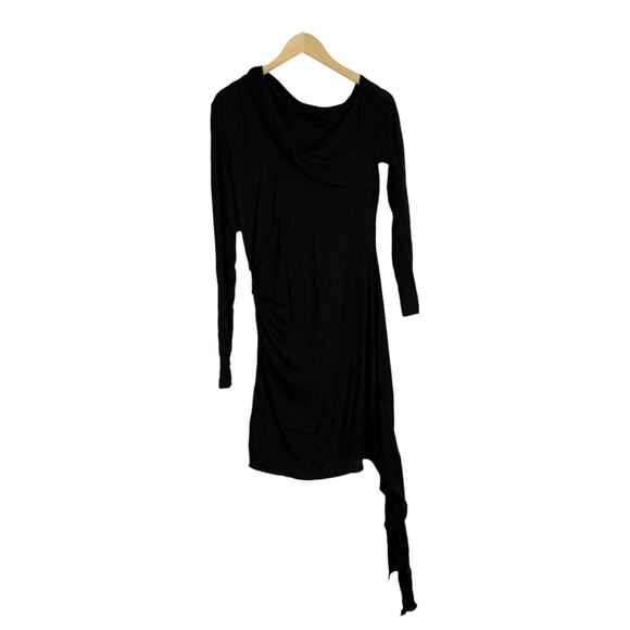 NWT Helmut Lang Scala Draped Asymmetric Minidress - Size XL - Picture 10 of 15